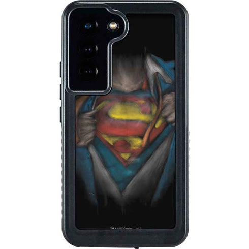 DC Comics Superman Pastel Art Galaxy S24 Waterproof Case