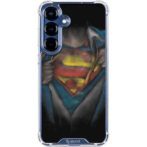 DC Comics Superman Pastel Art Galaxy S25 Clear Case