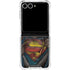 DC Comics Superman Pastel Art Galaxy Z Flip7 Clear Case