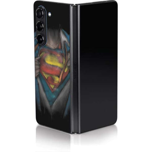 DC Comics Superman Pastel Art Galaxy Z Fold5 5G Skin