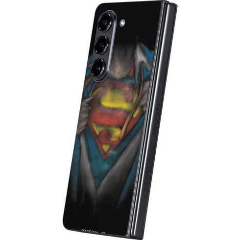 DC Comics Superman Pastel Art Galaxy Z Fold5 5G Skin