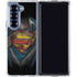DC Comics Superman Pastel Art Galaxy Z Fold7 Clear Case