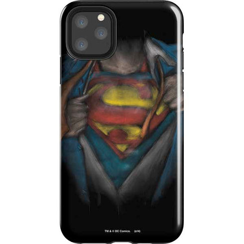 DC Comics Superman Pastel Art iPhone Cases