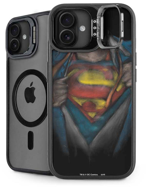 DC Comics Superman Pastel Art iPhone 16 Kickstand Case