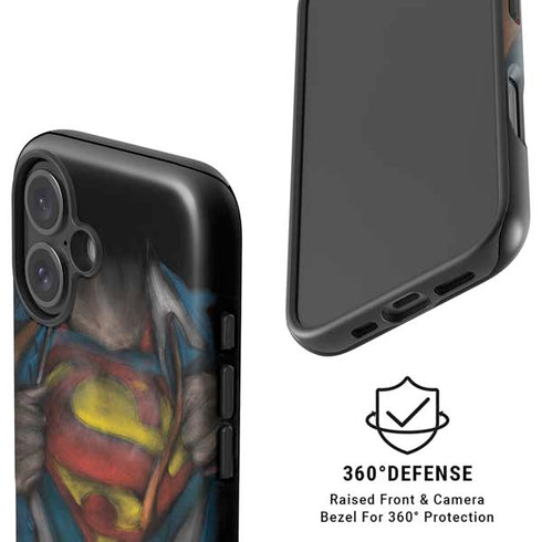 DC Comics Superman Pastel Art iPhone 16 Plus Magsafe Impact Case