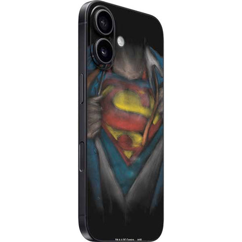 DC Comics Superman Pastel Art iPhone 16 Plus Skin