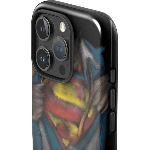 DC Comics Superman Pastel Art iPhone 16 Pro Impact Case
