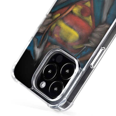 DC Comics Superman Pastel Art iPhone 16 Pro Max MagSafe Case