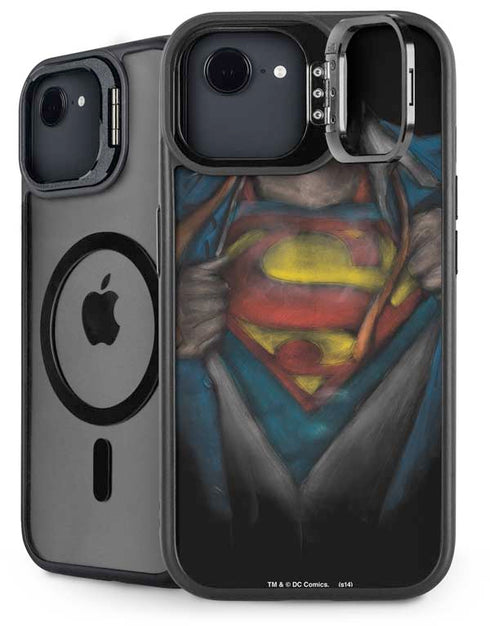 DC Comics Superman Pastel Art iPhone 16e Kickstand Case