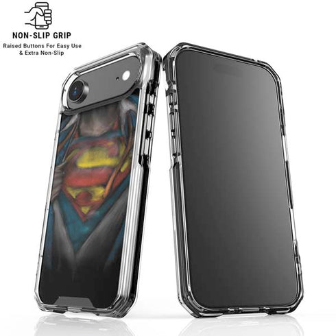 DC Comics Superman Pastel Art iPhone 17 Air Clear Case