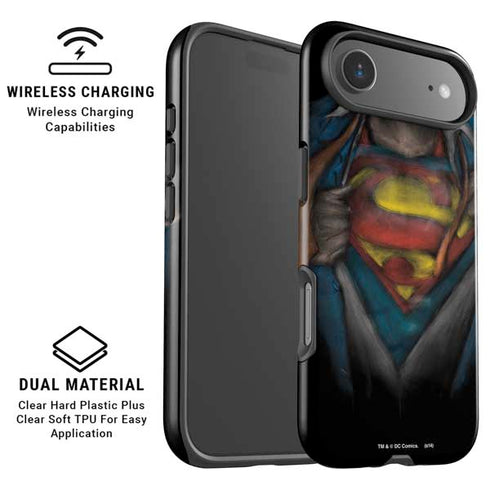 DC Comics Superman Pastel Art iPhone 17 Air Magsafe Impact Case