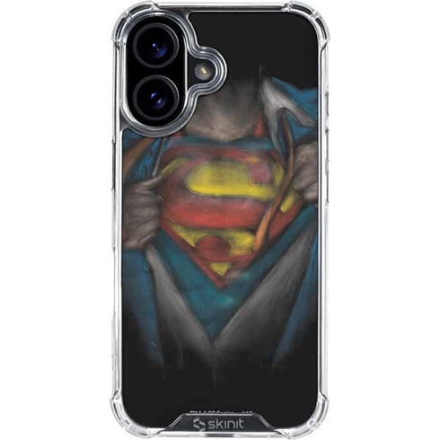 DC Comics Superman Pastel Art iPhone 17 Clear Case
