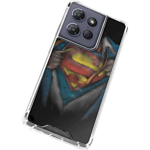 DC Comics Superman Pastel Art Moto G 5G (2025) Clear Case