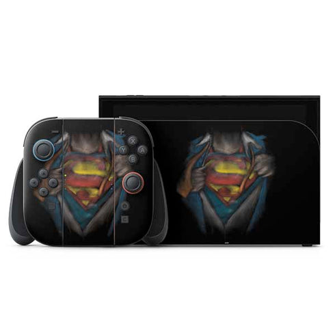 DC Comics Superman Pastel Art Nintendo Skins