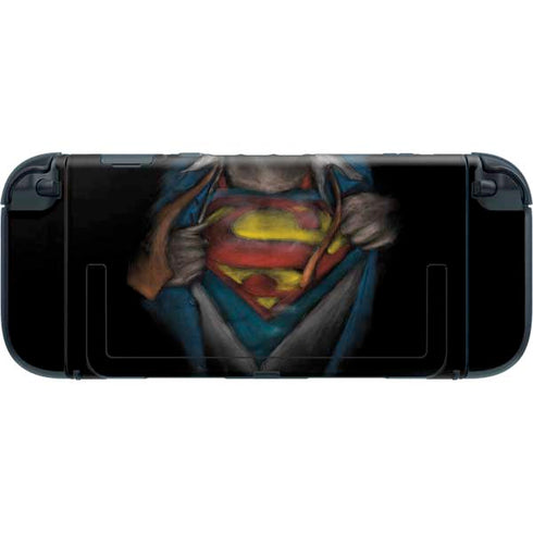 DC Comics Superman Pastel Art Nintendo Switch 2 (2025) with Joy-Con Skin