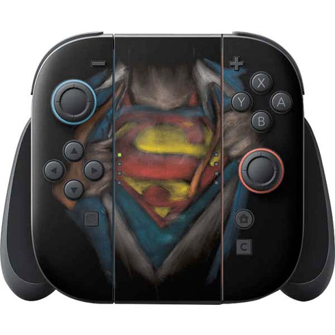 DC Comics Superman Pastel Art Nintendo Switch 2 (2025) Joy-Con Controller Skin