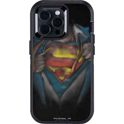 DC Comics Superman Pastel Art Otterbox Defender iPhone Skin