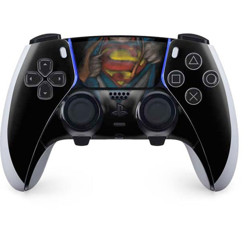 DC Comics Superman Pastel Art PS5 DualSense Edge Pro Controller Skin