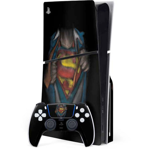 DC Comics Superman Pastel Art PlayStation PS5 Skins