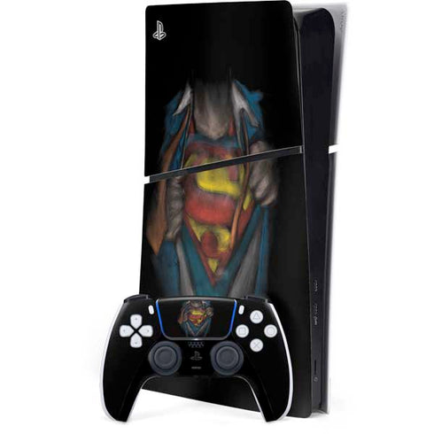 DC Comics Superman Pastel Art PlayStation PS5 Skins