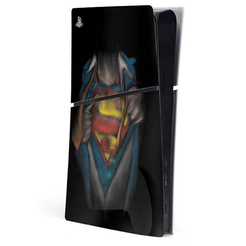 DC Comics Superman Pastel Art PlayStation PS5 Skins