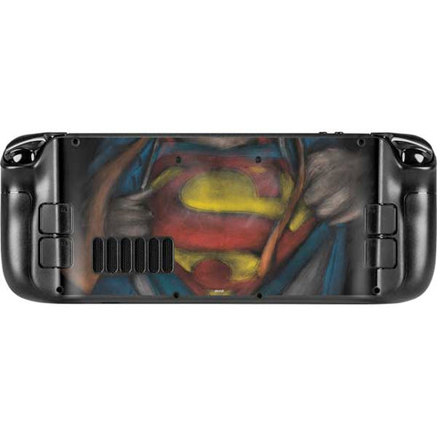 DC Comics Superman Pastel Art Steam Deck Handheld Gaming Computer OLED Skin