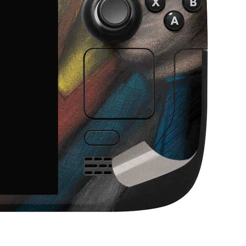 DC Comics Superman Pastel Art Steam Deck Handheld Gaming Computer OLED Skin