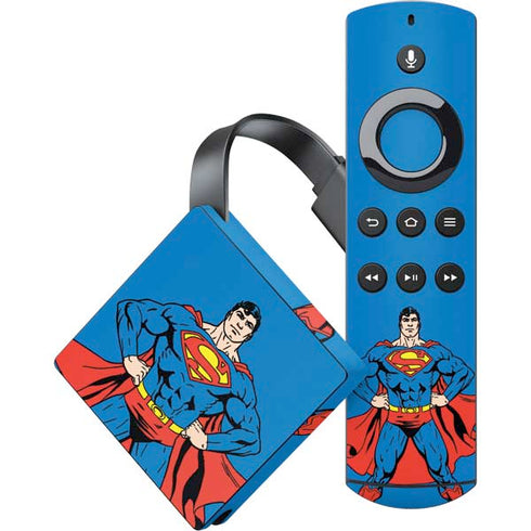 DC Comics Superman Vintage Chest Amazon Fire TV Skin