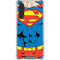 DC Comics Superman Vintage Chest Galaxy A17 Clear Case