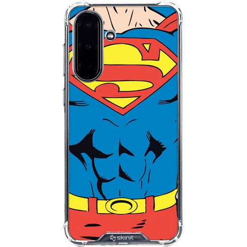 DC Comics Superman Vintage Chest Galaxy A36 5G Clear Case