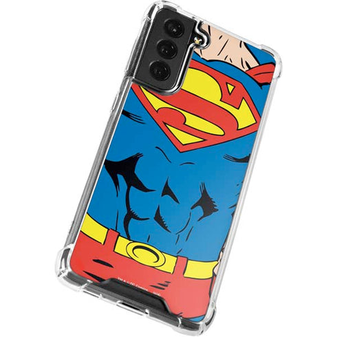 DC Comics Superman Vintage Chest Galaxy S22 Plus Clear Case