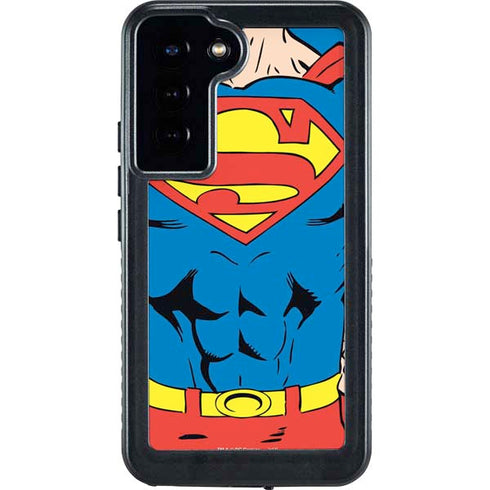 DC Comics Superman Vintage Chest Galaxy S24 Plus Waterproof Case