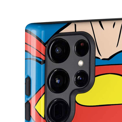 DC Comics Superman Vintage Chest Galaxy S25 Ultra Impact Case