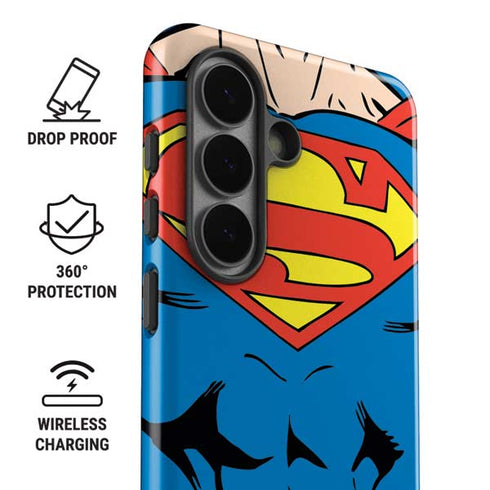 DC Comics Superman Vintage Chest Galaxy S26 Impact Case