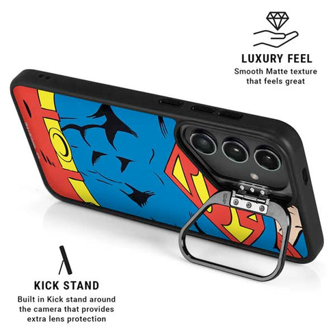 DC Comics Superman Vintage Chest Galaxy S26 Plus Kickstand Case