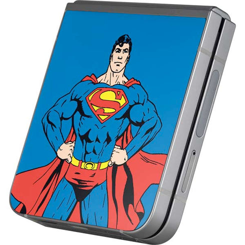 DC Comics Superman Vintage Chest Galaxy Z Flip6 Skin