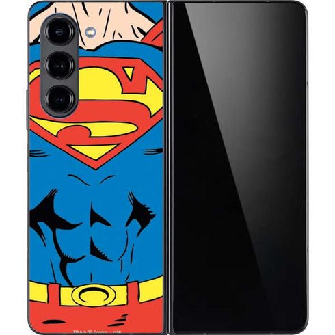 DC Comics Superman Vintage Chest Galaxy Z Fold5 5G Skin