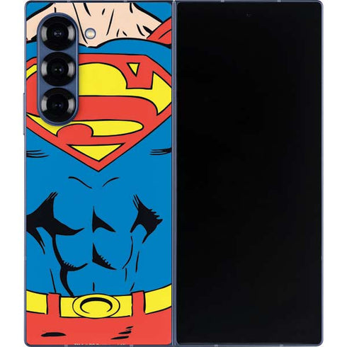 DC Comics Superman Vintage Chest Galaxy Z Fold6 Skin
