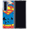 DC Comics Superman Vintage Chest Galaxy Z Fold7 Clear Case