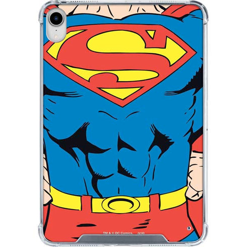 DC Comics Superman Vintage Chest iPad 11th Gen (2025) Clear Case