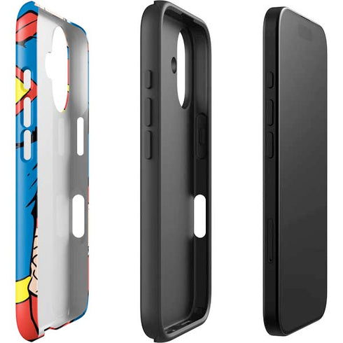 DC Comics Superman Vintage Chest iPhone 16 Impact Case