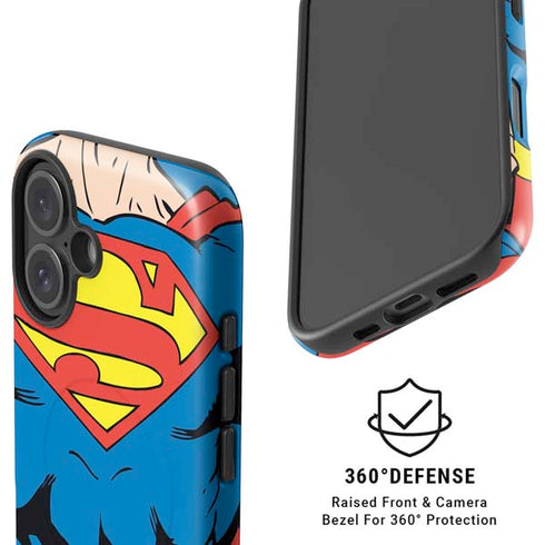 DC Comics Superman Vintage Chest iPhone 16 Magsafe Impact Case