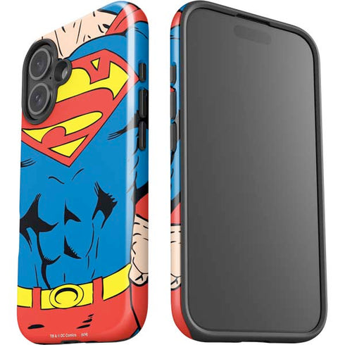 DC Comics Superman Vintage Chest iPhone 16 Plus Impact Case