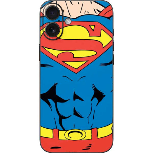 DC Comics Superman Vintage Chest iPhone 16 Plus Skin