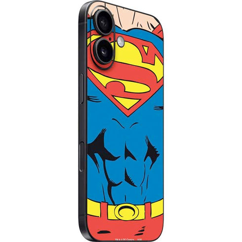 DC Comics Superman Vintage Chest iPhone 16 Plus Skin