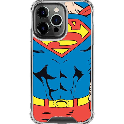 DC Comics Superman Vintage Chest iPhone 16 Pro Max Clear Case