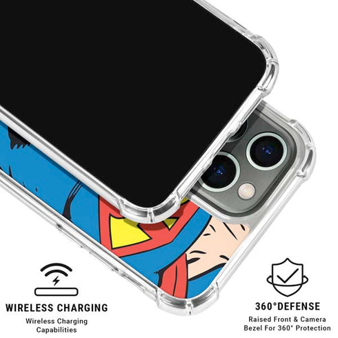 DC Comics Superman Vintage Chest iPhone 16 Pro Max Clear Case