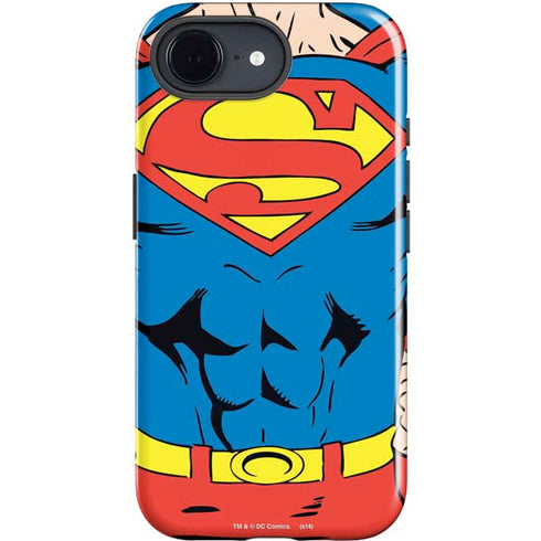 DC Comics Superman Vintage Chest iPhone 16e Impact Case