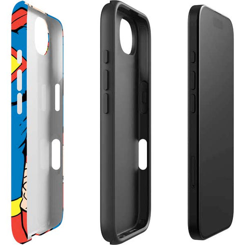 DC Comics Superman Vintage Chest iPhone 16e Impact Case