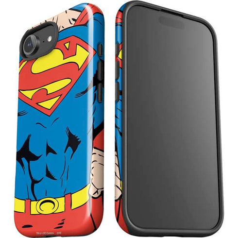 DC Comics Superman Vintage Chest iPhone 16e Impact Case